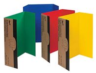 Pacon Corrugated Presentation Board, 48"x36", Assorted 4 Colors