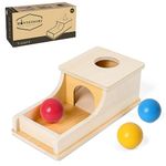 YAANI Montessori Object Permanence Box, Montessori Toys for 1 Year olds, Baby Toys 6-12 Months, Montessori Toys, Baby Toys