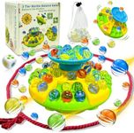 rytopt 3-Tier Marble Balance Game, Marbles, 60 Glass Marbles & Storage Base, Marble Board Game for 1-4 Players, Fun Party Game for Adults, Halloween, Christmas, Party Favors