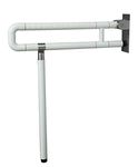 Dolphy ABS Wall Mounted Fold Up Toilet Grab Bar