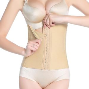 Postpartum Recovery Belly Band, C-Section Recovery Tummy Control Waist Trainer, Seamless High-Waisted Double Steel Bone Postpartum Girdle Shapewear