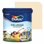 Dulux Promise Exterior Emulsion Paint (1L, Coconut) | Ideal for Exterior Walls | Smooth Finish | Anti-Peel & Anti-Crack | Long-Lasting Colors