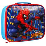 Zawadi Global Spiderman Rectangular Insulated Lunch Box Bag for Boys and Girls, Perfect Size for Packing Hot or Cold Snacks for School and Travel, BPA Free