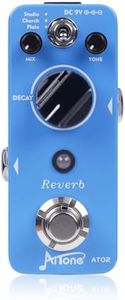 AITONE Reverb Pedal Digital Reverb Guitar Effect Pedal with 3 Modes True Bypass for Electric Guitar (AT-02)