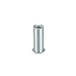 uxcell M3 x 0.5mm Pitch Hex Head Carbon Steel Blind Hole Self Clinching Standoff Nuts, Pack of 100