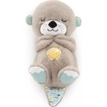 Fisher-Price Soothe 'N Snuggle Otter | Newborn Baby Toys & New Baby Gifts | Plush Soft Toys for Babies with Light and Sound Machine | Baby Girl and Baby Boy Gifts | Newborn Essentials, FXC66