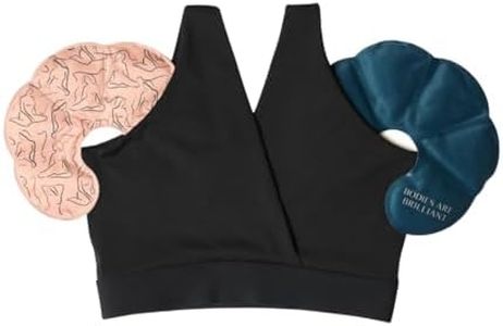 Essential Postpartum Recovery Bralette + Ice/Heat Packs Black