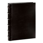 Pioneer Photo Albums CLB-346/BK 300-Pocket European Bonded Leather Photo Album for 4 by 6-Inch Prints, Black