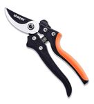 Sharpex Heavy Duty 8 Inch Garden Bypass Pruning Shears | SK5 Carbon Steel With Teflon Coating Blade | Tree Trimmers Secateurs, Plant Cutter For Home Gardening Scissors, Plant Branch Cutter For Tree