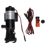 Waste Water Pump, 12V 45LPM RV Macerator Waste Pump 3in Inlet 1in Outlet for Marine Boat Caravan Toilet Sewerage auto