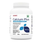 GNC Calcium Plus With Magnesium & Vitamin D3 | 60 Tablets | Strengthens Bones | Supports Strong Teeth | Promotes Healthy Muscle Contraction | Formulated in USA | 1000mg Per Serving