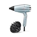 BaByliss 2100 Hydro-Fusion Hair Dryer, Smooth Blow-Dry, Ionic Anti Frizz, nozzle and curl diffuser