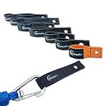 WavesRx Soft Loops Jet Ski Cleats (7PK) | Quick & Secure Anchor Points for Docking Bumpers & Fenders, Anchoring Line & Bungee Dock Rope | A Must-Have Accessory for Your WaveRunner, Seadoo & Other PWC