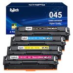 045 Toner Cartridge Set 4 Pack,Compatible Replacement for Canon 045H CRG-045 for Color imageCLASS MF634Cdw MF632Cdw LBP612Cdw LBP612C LBP612 MF632 MF632C 634C MF634 Printer-Black,Cyan,Magenta,Yellow