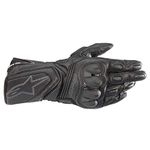 Alpinestars SP-8 V3 Mens Leather Motorcycle Gloves Black/Black MD