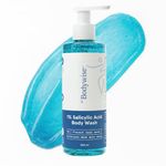 Be Bodywise 1% Salicylic Acid Exfoliating Body Wash Shower Gel Prevents Body Acne, Bumpy Skin & Deep Cleanses Suitable For All Skin Types. 1% BHA 250 ml (Pack of 1)