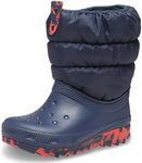 Crocs Unisex Children's Classic Neo Puff Boot K Snow Boots, navy, 25/26 EU