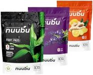 Nuubu | Deep Cleansing Foot Pads Mix | Original, Lavender, Ginger (30 Pads)