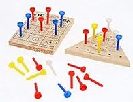 Wooden Tic Tac Toe Game and Wood Pe