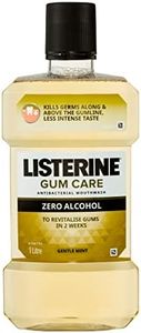 Listerine Gum Care Zero Alcohol Antibacterial Mouthwash Gentle Mint 1L