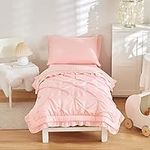 4 Pieces Pinch Pleated Toddler Bedd