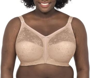 GODDESS Women's Plus Size Verity Wireless Soft Cup Bra, Fawn, 46K