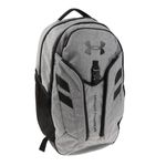 Under Armour Adult Hustle Pro Backpack, Pitch Gray Medium Heather (012)/Black, One Size Fits All