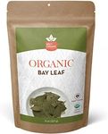 SPICY ORGANIC Bay Leaf (Indian Tej Patta) - 100% Pure USDA Organic - Non-GMO, Gluten-Free - Comes in a Resealable Pack - Non-Irradiated Naturally Dried Whole Leaves- 114 Servings Per Container, 8 Oz (227 grams)