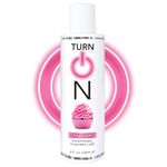 Turn On Cupcake Flavour 8 Ounce Premium Personal Lubricant, Vegan pH Balanced Hypoallergenic Paraben-Free, Lube For Men & Women