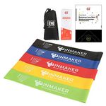 INMAKER Resistance Bands Set for Women and Men, Elastic Stretch Exercise Bands with Free 40 Pages Workout Ebook