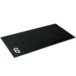 CyclingDeal Bike Trainer Floor Mat - Compatible with Indoor Exercise Stationary Bike Treadmill Elliptical Waterproof Gym Flooring Equipment - Indoor Cycle Stepper - High Density 36" x 78" (91 x 199cm)