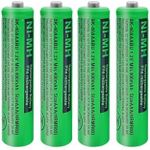 JAPUSOON 4 Pack 400mAh BK-40AAABU N