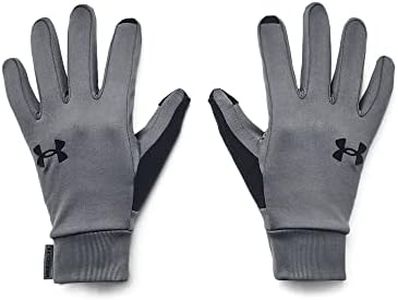 Under Armour Men's UA Storm Liner, Light and Form-Fitting Thermal Gloves, Ideal as a Baselayer, Water-Repellent Running Gloves with Touch Screen Technology