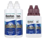 Bausch & Lomb Boston Contact Lens Cleaning Bundle, Contains 2X Advance Cleaner for RGP Lenses 30ml and 2 x Advance Formula Conditioning Solution - 120ml