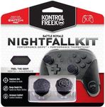 KontrolFreek FPS Freek Battle Royale Nightfall Performance Kit for Nintendo Switch Pro Controller | Includes Thumbsticks and Grips | Black