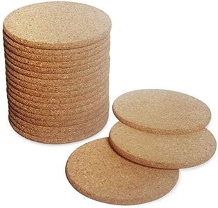 20 Pcs Posavasos De Corcho Redondos Retro Posavasos De Madera Posavasos Madera Vintage para Bebidas Café Divertido Posavasos De Madera Natural Adecuado para El Restaurante En Casa Oficina