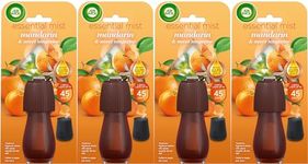 Air Wick Essential Mist Refills, Mandarin & Sweet Orange, Pack 4 x 20ml, Natural Essential Oils, Last up to 180 days, Air freshener