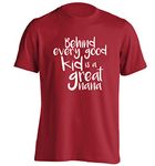 Flox Creative Behind Every Good Kid There is a Great Nana T-Shirt Small - 2XL Cardinal Red