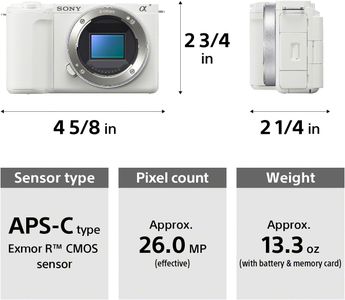 Sony Alpha ZV-E10 II Mirrorless Camera with Lens – APS-C, White