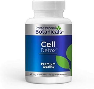 Professional Botanicals Cell Detox Vegan Cell Cleansing & Detoxification Supplement - 60 Veg Capsules