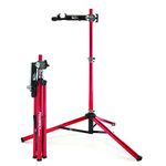 Feedback Sports | Pro Ultralight Bike Repair Stand | Bike Maintenance Stand | Bike Stand for Maintenance of Road Bike, Mountain Bike stand, Electric Bike | Red