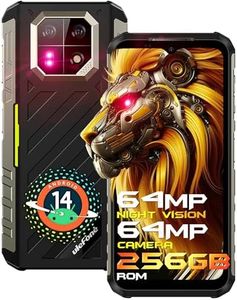 Ulefone Armor 22 Phone Android 14 Rugged Phone Unlocked 16G+256GB Rugged Smartphone Unlock 6600mAh 6.58" FHD+ 120Hz 64MP+64MP Night Vision Camera Dual SIM IP68 Smartphone NFC IR Blaster