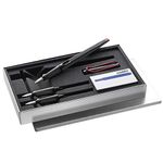 LAMY Joy Calligraphy Set 015 1315428 with Black and Red Fountain Pen, 5 Black LAMY T10 Ink Cartridges and 3 Nib Sizes - 1.1/1.5/1.9mm