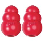 (2 Pack) KONG King Classic Dog Toy, XX-Large, Red