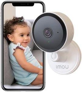Imou Smart Baby Monitor WiFi Camera, 2MP 1080P HD Video, Crystal IR Night Vision, Up to 256GB SD Card Support, Easy Set Up, Motion/Human/Sound Detection, Two Way Talk, Works with Alexa, Model DK1