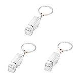 Vaguelly 3pcs Mens Mens Keychains M