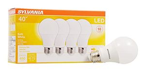 Sylvania 40W Equivalent Led Light Bulb, A19 Lamp, 4 Pack, Soft White, Efficient 6W, 2700K