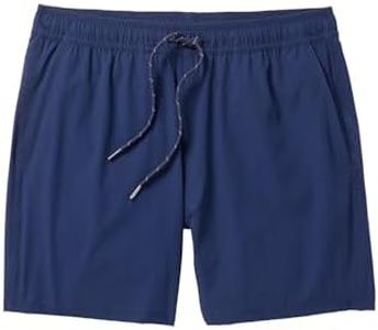 Fair Harbor Bungalow Trunk –– Men's Swim Suits with Liner, 5-inch Inseam –– Anti-Chafe, Relaxed-fit Swim Trunks True Navy