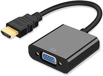 CHIOINS HDMI to VGA, 1080P Compatible HDMI to VGA Adapter for Computer, Laptop, PC, Monitor, HDTV, Digital to Analog Converter Cable for Xbox 360, PS3, TV Box