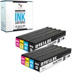 CMYi 981A Combo Pack Replacement Ink Cartridge for HP PageWide 556dn, 556xh, 586z, 586dn, 586f, E58650z, E58650dn, E55650dn Printer (2 Black, 2 Cyan, 2 Magenta, 2 Yellow)